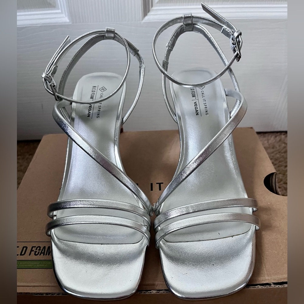 Call It Spring Silver Heels